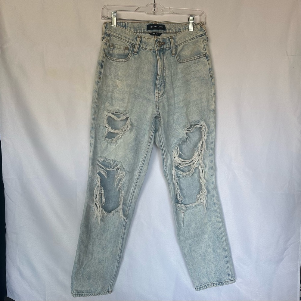 Aeropostale Light Blue Distressed Jeans